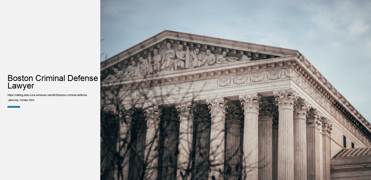 Boston Criminal Defense Lawyer