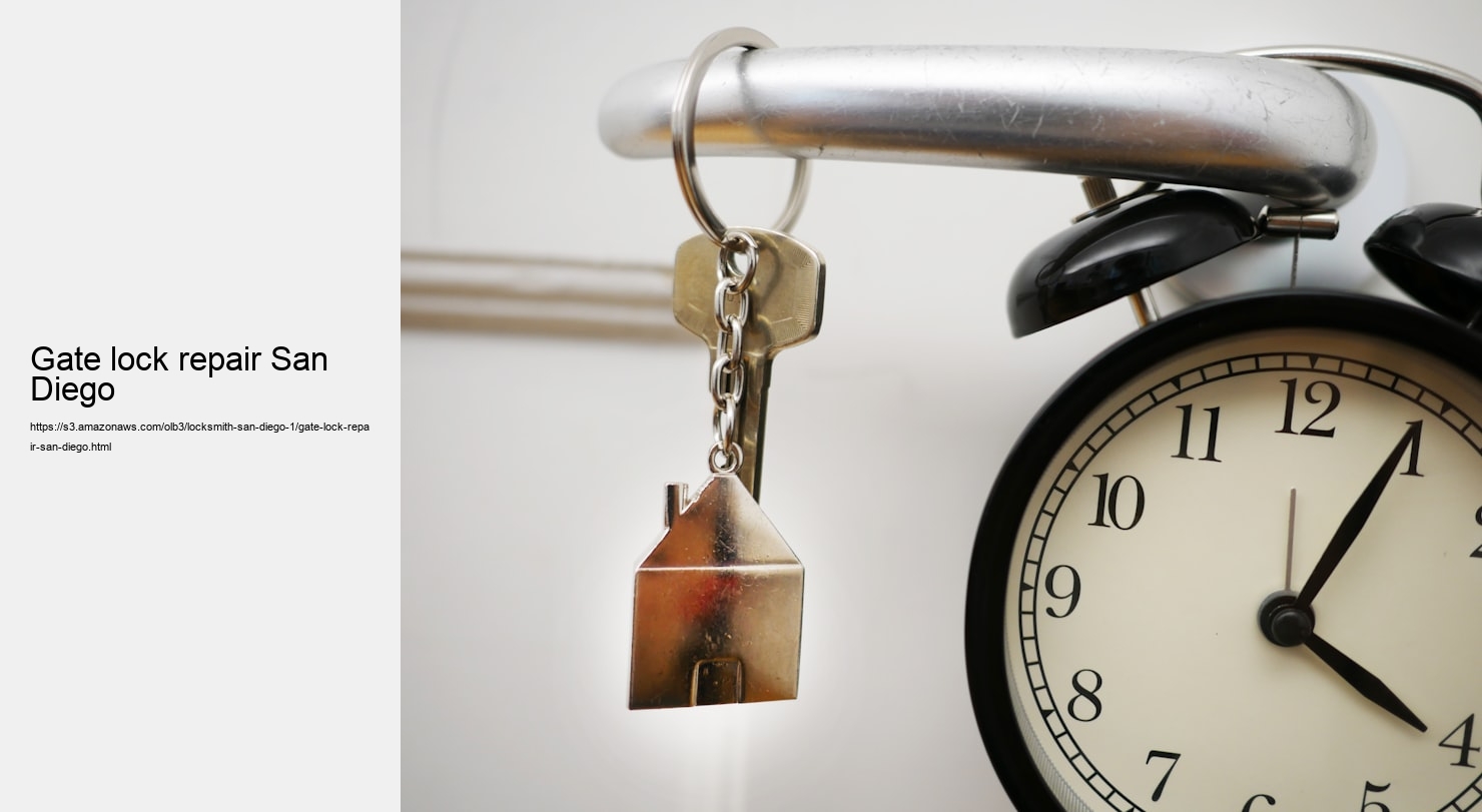 gate lock repair San Diego