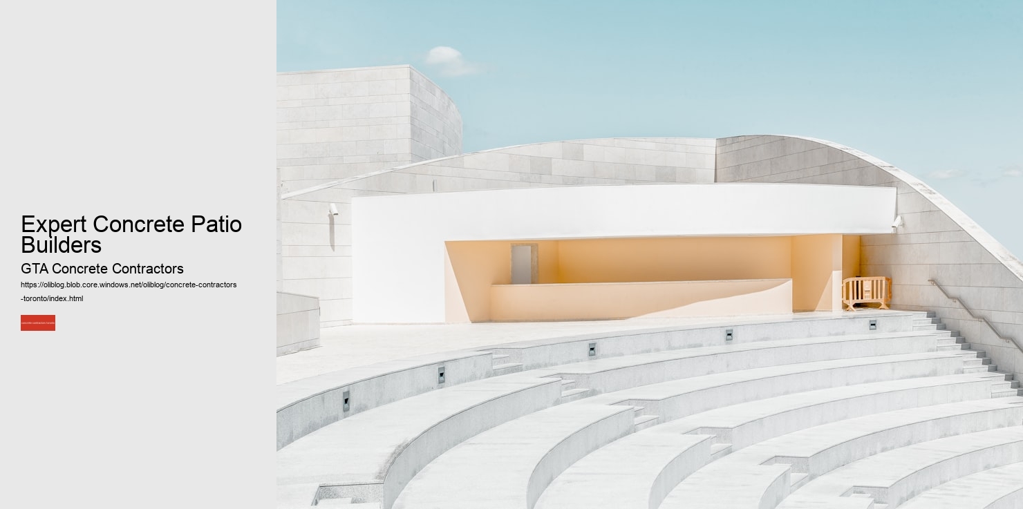 Expert Concrete Patio Builders