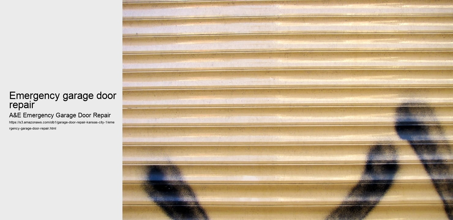 Emergency garage door repair