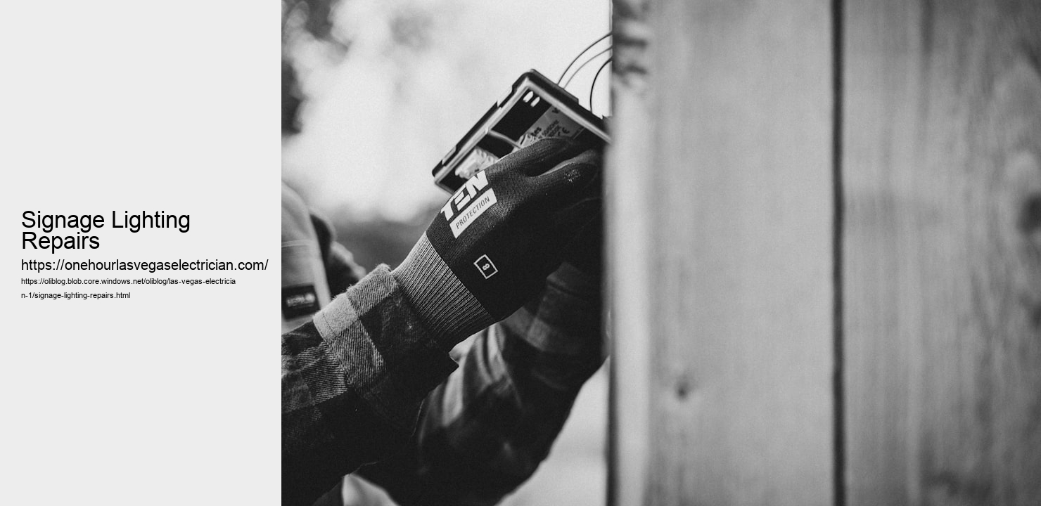 Signage Lighting Repairs